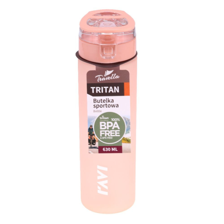 Butelka sportowa TRITAN 630ml różowy RAVI